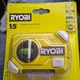 Ryobi ELL1501 15' Compact Laser Level, Rotating Bubble, 2 Push Pins, Yellow
