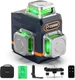 CIGMAN Laser Level Self Leveling 3x360&deg; 3D Green Cross Line