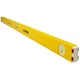 Stabila 29148 48in Measuring Stick Level Aluminum 3 Layout Scales