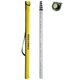Firecore 16-Foot Aluminum Grade Rod - 10ths 5 Sections Telescopic Bubble Level-F