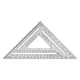 Johnson Level & Tool RAS-120 12" Johnny Square Aluminum Rafter, 12", Silver, ...