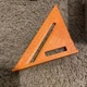 Johnson  7 in. L x 10 in. H Polystyrene  Rafter Square  Orange