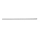 Johnson Level & Tool J236 Rule, Aluminum, 36 In, 1/8, 1/16 In Grad
