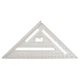 Johnson Level & Tool RAS-1 7-Inch Aluminum Rafter Angle Square w/Manual,