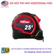 Hyper Tough 25ft. Self Lock Steel Tape Measure