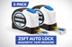 2 Pack 25FT Auto Lock Tape Measure Magnetic Hook Fractional Markings Heavy Duty