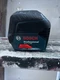 Bosch Professional GCL 2-160 Self-Leveling Cross Line Laser W/case