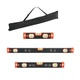 Uimoso Torpedo Level Set 9/16/24 in Magnetic Leveling Tools for Home Projects