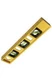 12" - 3 Vial Level - 1 Foot Long Ruled Edge for Accurate Measurements - Trisonic
