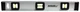 Johnson 1300-1800 Anodized Aluminum 3-Vial I-Beam Standard Level 18 L in.
