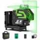 Huepar 7211CG Green Self Leveling Cross Line Laser with Plumb Dots