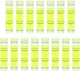 HARFINGTON 15pcs Small Cylindrical Bubble Level Vials 8x35mm 8x35mm, Clear 
