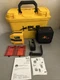 Pacific Laser Systems PLS by Fluke PLS 3R 3-Point Red Laser Level Kit in Case!