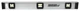 Johnson 1300-2400 Anodized Aluminum 3-Vial I-Beam Standard Level 24 L in.