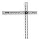 Empire T-Square 8 in. Adjustable Angle Square Heavy-Duty Blade Aluminum Finish