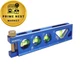 WORKPRO Torpedo Level, Magnetic, Verti. Site 4 Vial for 6.5-inch, Black