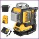 DEWALT DW089LG 12V 3x360&deg; Green Laser Level 12 Line Self Leveling Tool+ Acces...