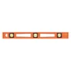 USA Johnson Level & Tool 7724-O Level, Plastic,24"Length    3 Vials, Orange.