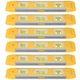 SEHOI 6 Pack 9 Inch Magnetic Torpedo Level with 45, 90, 180 6PCS, Yellow