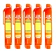 ZUJHPYMI 5Pcs String Line Level Hanging Bubble Levels for Measuring Red 