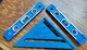 TWO Empire EM81.9 9-Inch Magnetic Aluminum Torpedo Level & a 7" rater square