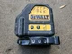 DEWALT DW088LG 12V Max Green Cross-Line Laser Level Broken Mount Surveying Tool