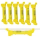 DOWELL 6-Pack 3&rdquo; Hanging Bubble Line Level with Scale Mini Spirit HY030638 
