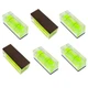ZUJHPYMI 6Pcs Magnetic Small Bubble Level 10x10x29mm, Magnetic, Green 