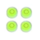 YMGBHNKJLS 4Pcs Small Circular Bubble Levels with Double 25x10mm, Neon Green 