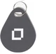 Key Fobs (4-Pack) - NFC Enabled - Compatible with  Lock+ Smart Locks (Grey)