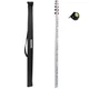 KEZERS 16 FT Dual Sided Aluminum Grade Rod - 8ths, 5 Section 16 Foot, Black 