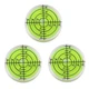 3Pcs Circular Bubble Level Bullseye Degree Marked Surface Round Spirit Levels...