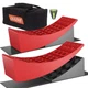 OULEME RV Leveling Blocks, Camper Trailer Leveler, 2 L (15.7*6*4.3 inches) 
