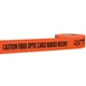 Empire Level 22-435 3" X 1000' Orange Stretch Nondetectable "Fiber Optic Cable"