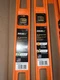 JOHNSON 7748-O Level,Plastic,48" L,3 Vials,Orange LOT OF 10 PIECES BRAND NEW