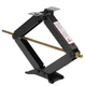 Husky Towing Trailer Jack - Scissor Mech 7500 LB Cap 24" Total Black Set of 2