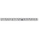 General Tools 305ME 6 x 15/32 Flex Precision Stainless Steel Rule