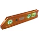 Klein Tools 935RBLT Level, 9-Inch Lighted Torpedo Level with One Size, Orange 