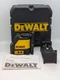 Dewalt DW088 Laser Chalk Line Cross Line Red Laser Level W/ Case