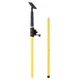 Dioche Level Tripod, 1.14-2.80m Pole Closet Rod Support 1.04m-4m 