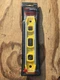 Vntg SEARS Craftsman USA 9&rdquo; Magnetic Torpedo Level w/Pitch Vial Yellow 39882 VGC