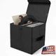 Vinyl Record Storage Box 12 Inch LP Album Holder Case Holds 90 Stackable Records