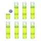 YMGBHNKJLS 8 Pieces Mini Cylindrical Level Small Yellow-green Color 