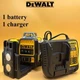 DeWalt DW089LG 12V Green Line 3 x 360 Laser Level Laser + Battery + Charger