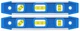 581-9 9-Inch Dark Blue Aluminum-Sided Dark Blue Torpedo Level with Overhead V...