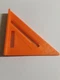 Johnson  7 in. L x 10 in. H Polystyrene  Rafter Square  Orange