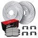 R1 Concepts Drilled & Slotted Brake Kit w Optimum Pads