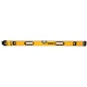 DeWalt SPIRIT LEVEL DWHT43224 600mm Magnified Centre Vial, Large Cross Section