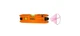 JOHNSON 40-0915 Torpedo Laser Level, 7 in L, 3-Vial, Magnetic, Plastic Orange