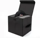 Vinyl Record Storage Box for 12Inch Lps,Holds up to 80 Albums,Collapsible Storag